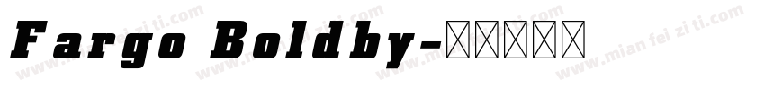 Fargo Boldby字体转换